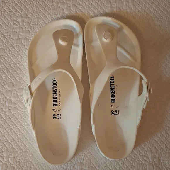 Birkenstock White Sandals - Picture 1 of 4